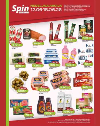 Spin Market katalog - 12.06.2026 - 18.06.2026.