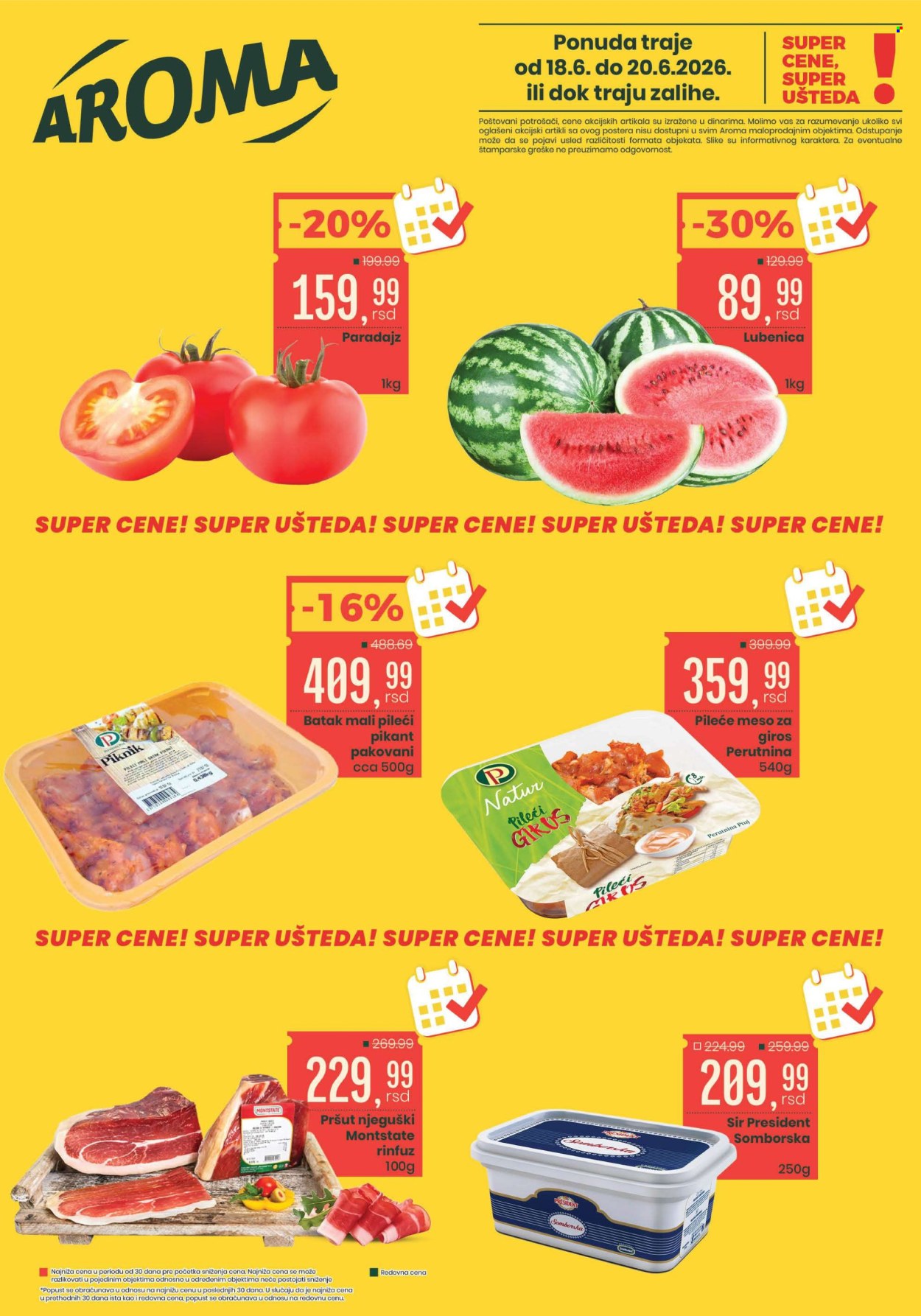 Aroma Market katalog - 18.06.2026 - 20.06.2026. Stranica 1