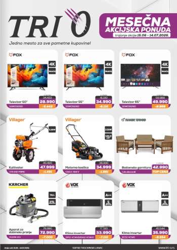 Tri O katalog - 15.06.2026 - 14.07.2026.