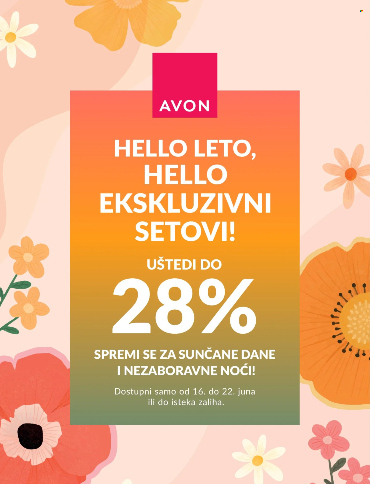 Avon katalog - 16.06.2026 - 22.06.2026. Stranica 1