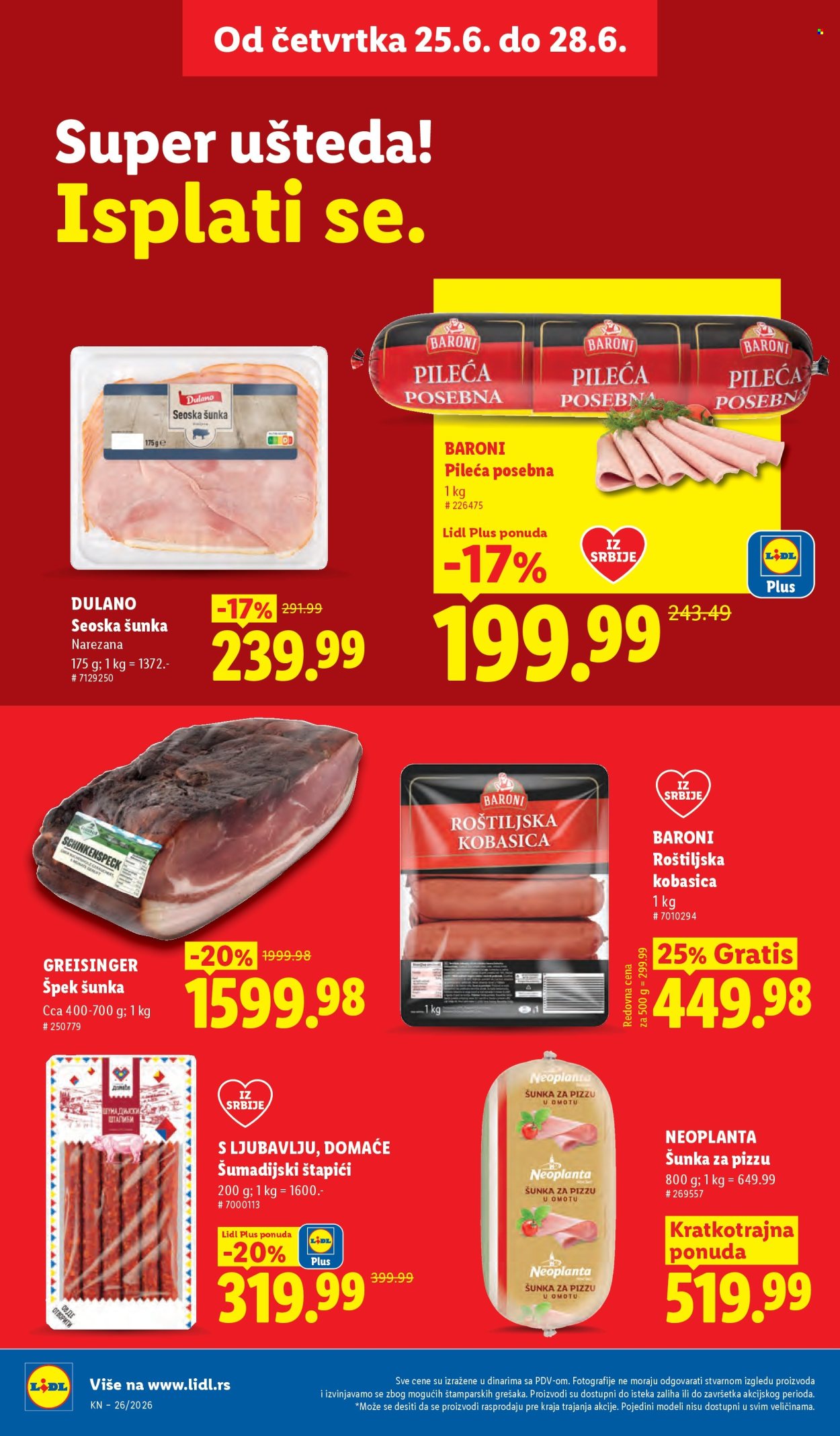 Lidl katalog - 25.06.2026 - 01.07.2026. Stranica 22