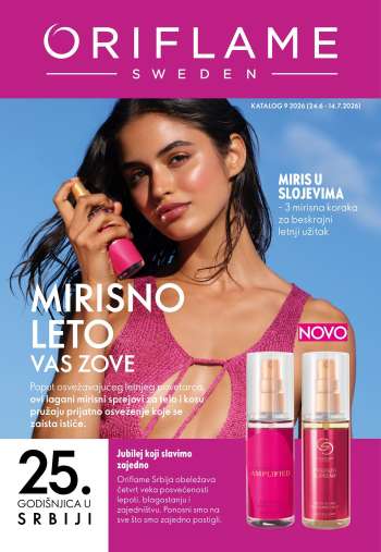 Oriflame katalog - 24.06.2026 - 14.07.2026.