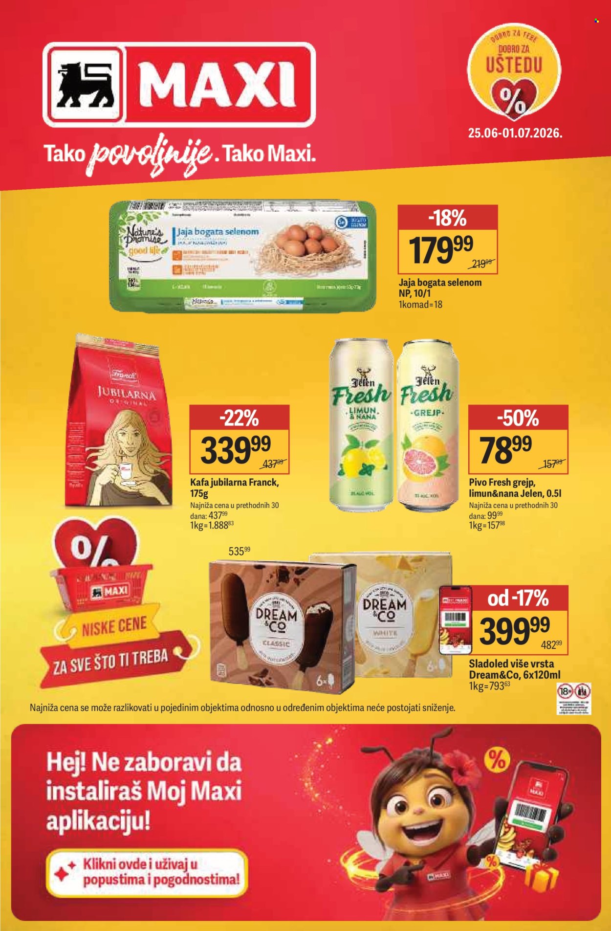 Maxi katalog - 25.06.2026 - 01.07.2026. Stranica 1