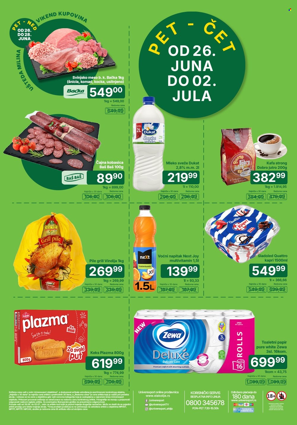 Univerexport katalog - 26.06.2026 - 02.07.2026. Stranica 1
