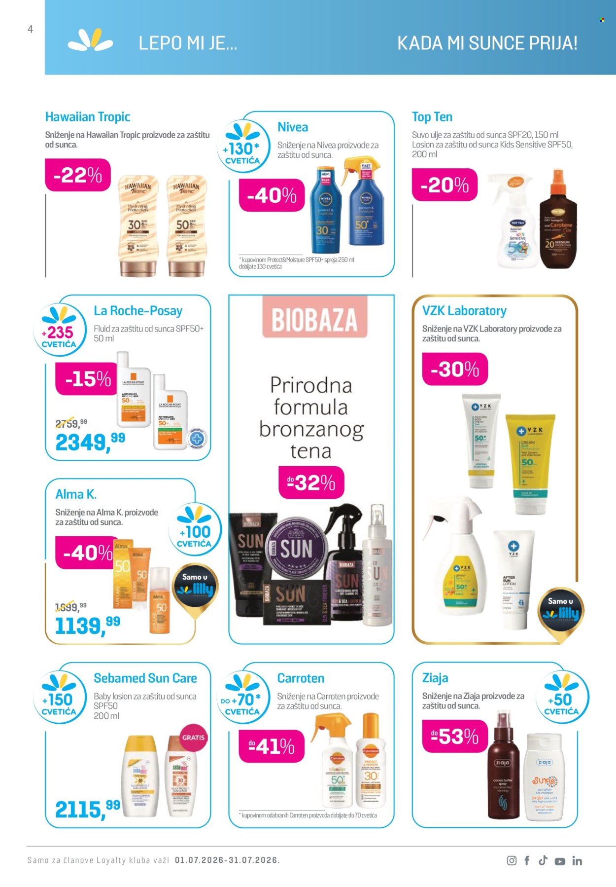 Lilly Drogerie katalog - 01.07.2026 - 31.07.2026. Stranica 4