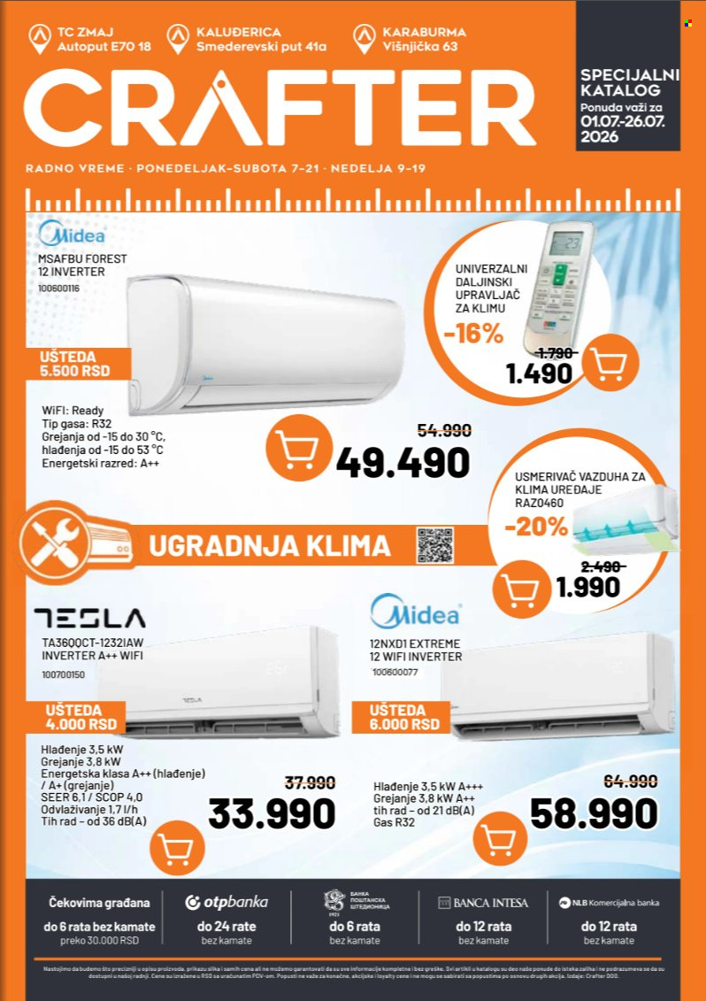 Crafter katalog - 01.07.2026 - 26.07.2026. Stranica 1