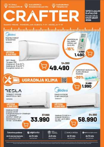 Crafter katalog - 01.07.2026 - 26.07.2026.