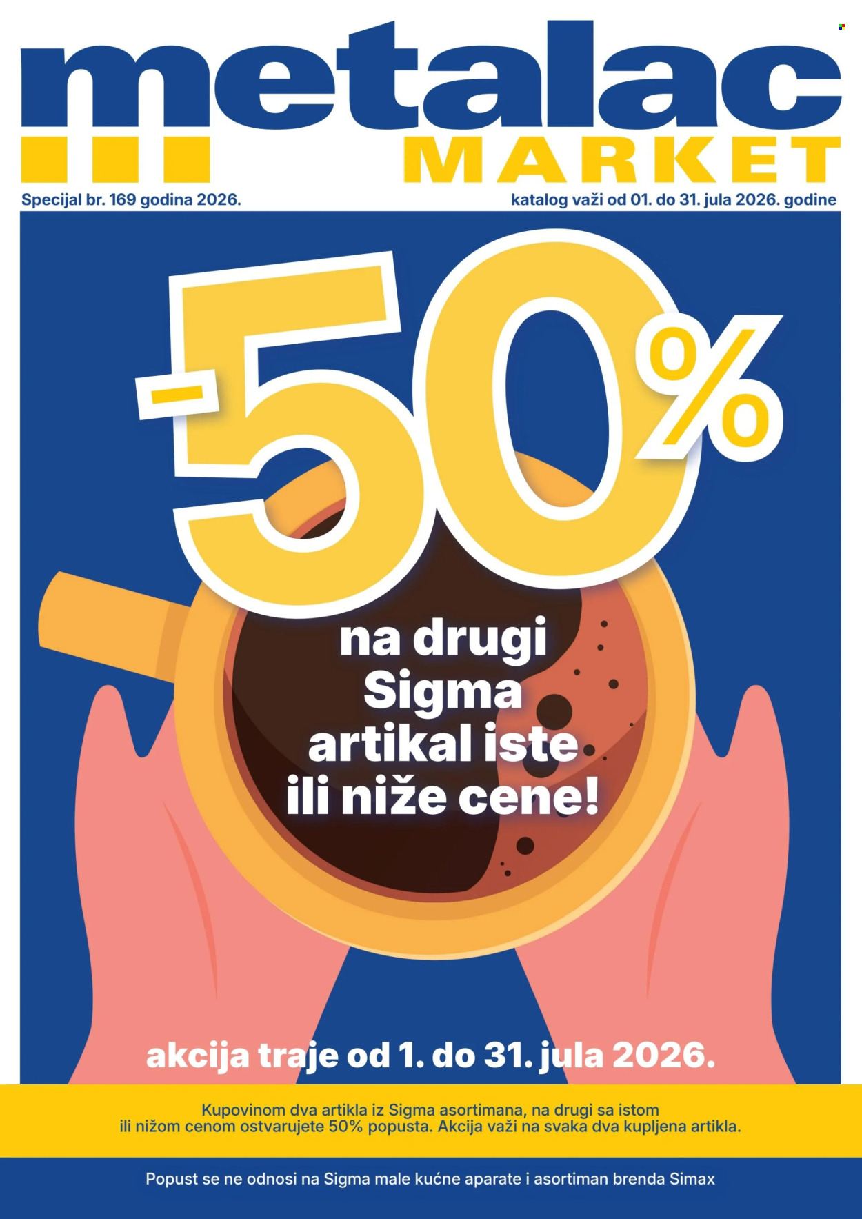 Metalac Market katalog - 01.07.2026 - 31.07.2026. Stranica 1