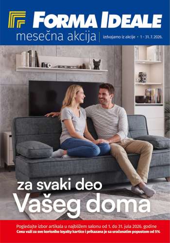 Forma Ideale katalog - 01.07.2026 - 31.07.2026.