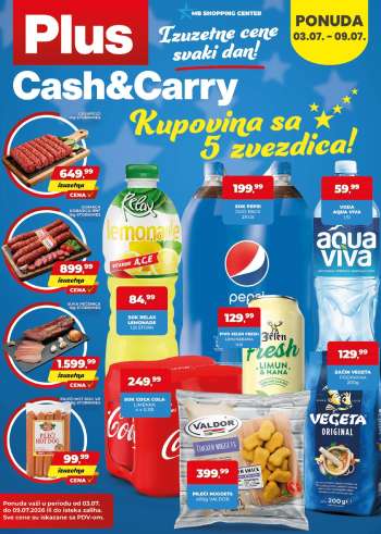 Plus Cash & Carry katalog - 03.07.2026 - 09.07.2026.