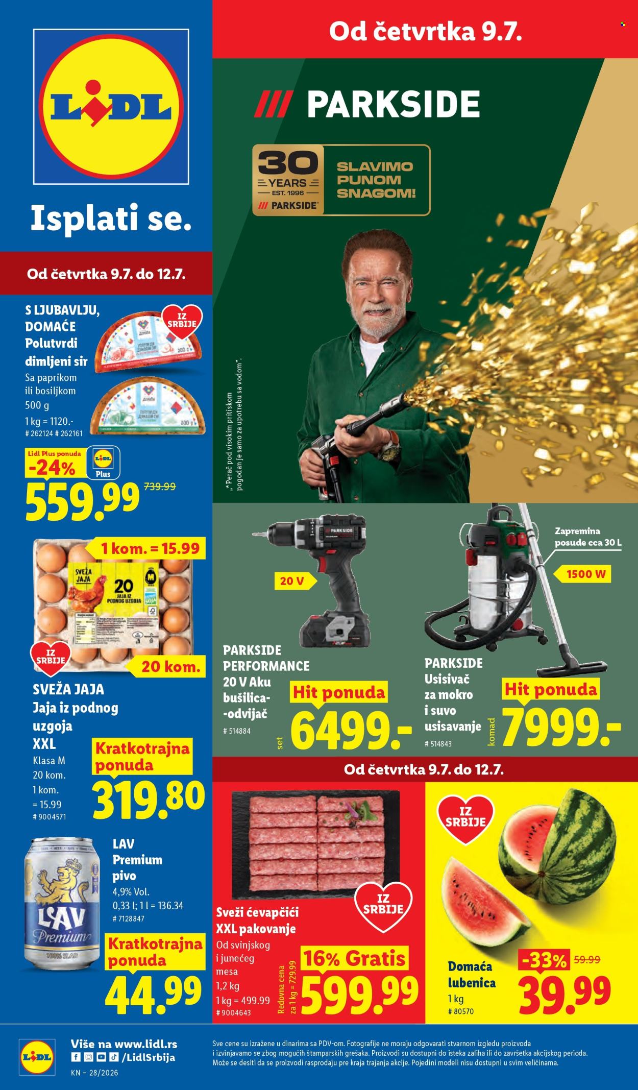 Lidl katalog - 09.07.2026 - 15.07.2026. Stranica 1