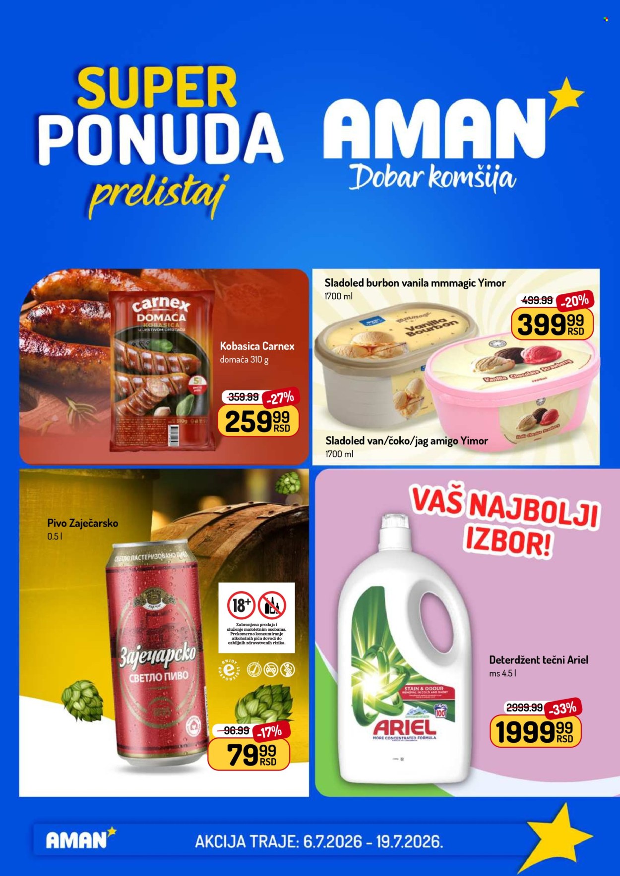 Aman katalog - 06.07.2026 - 19.07.2026. Stranica 1
