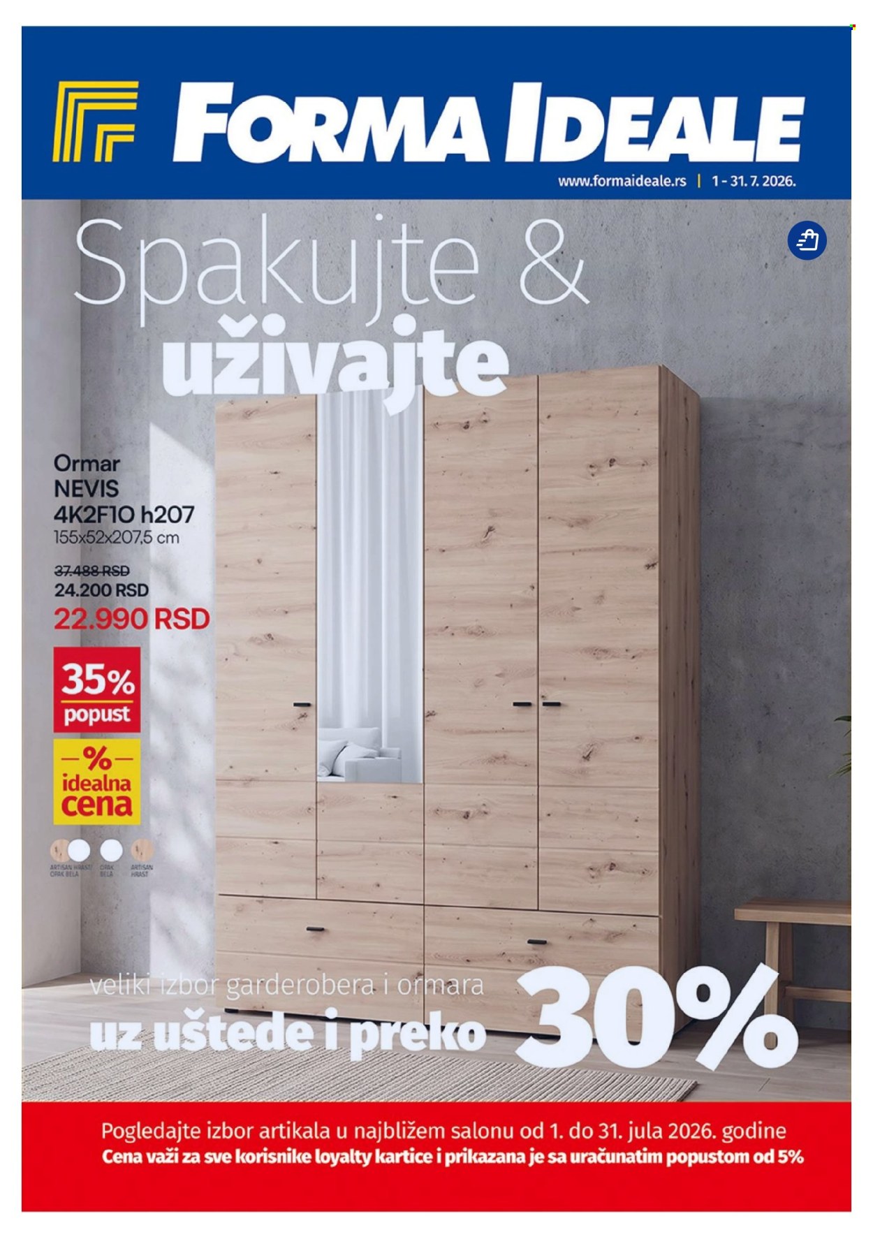 Forma Ideale katalog - 01.07.2026 - 31.07.2026. Stranica 1