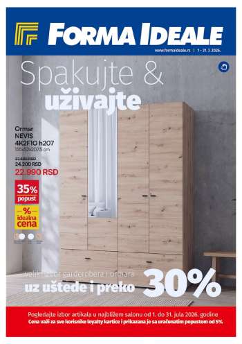 Forma Ideale katalog - 01.07.2026 - 31.07.2026.