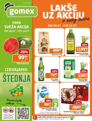 Gomex katalog - 08.07.2026 - 21.07.2026.