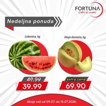 Fortuna Market katalog - 09.07.2026 - 15.07.2026.