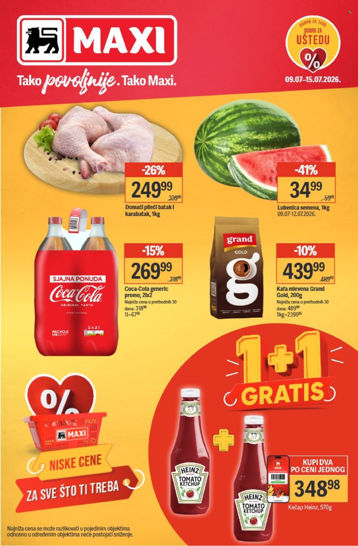 Maxi katalog - 09.07.2026 - 15.07.2026. Stranica 1