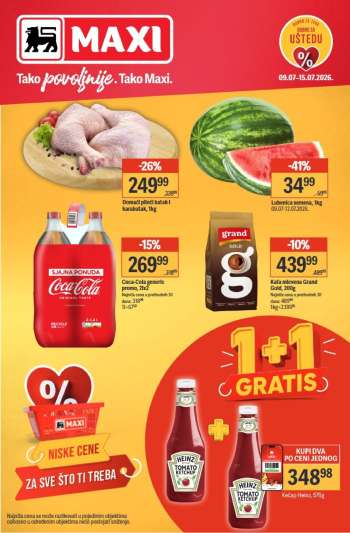 Maxi katalog - 09.07.2026 - 15.07.2026.