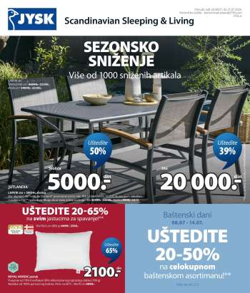 JYSK katalog - 08.07.2026 - 21.07.2026.