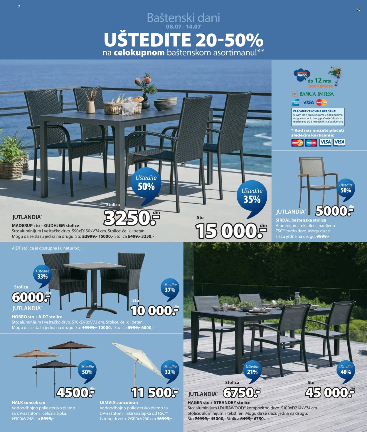 JYSK katalog - 08.07.2026 - 21.07.2026. Stranica 2