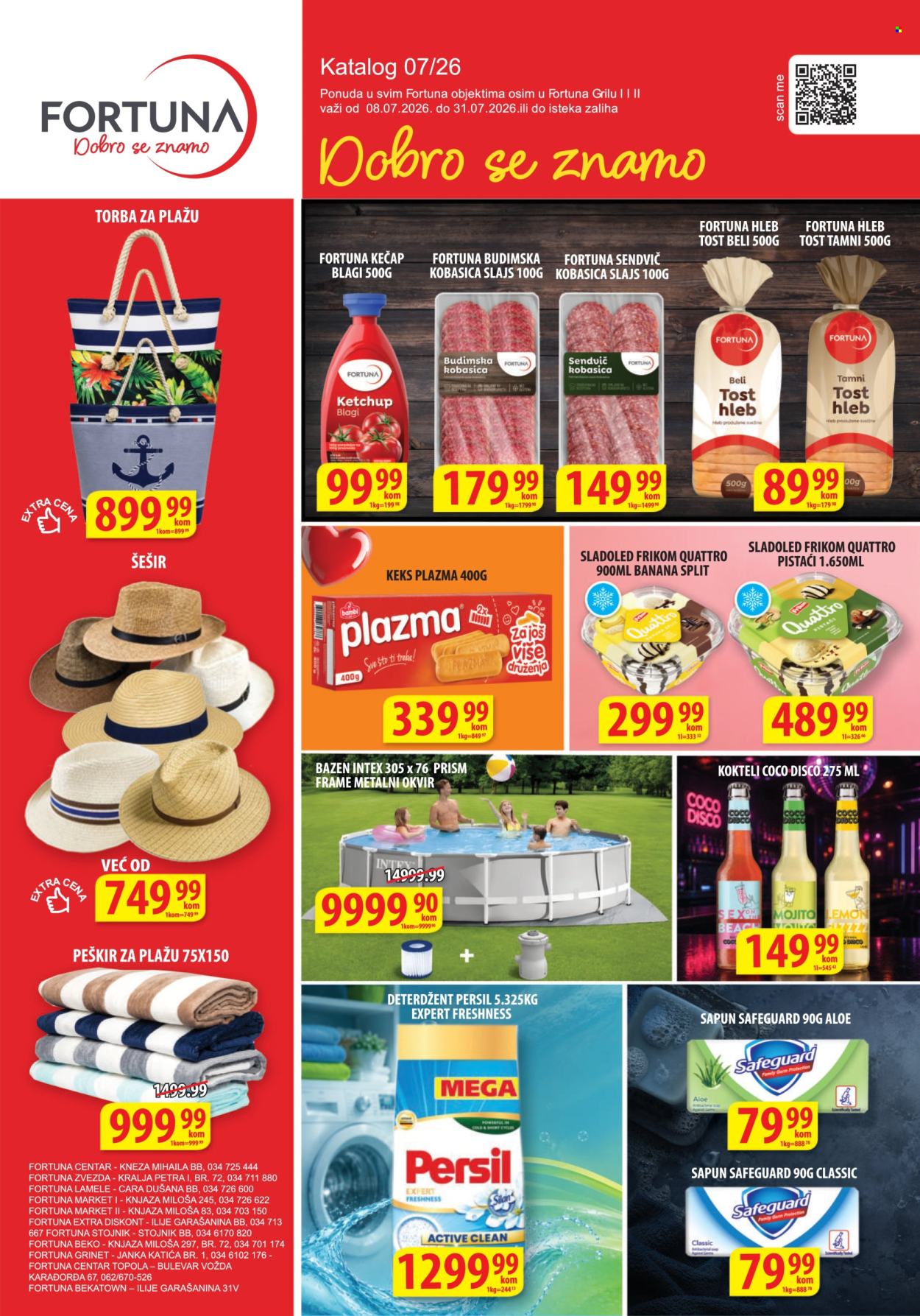 Fortuna Market katalog - 08.07.2026 - 31.07.2026. Stranica 1
