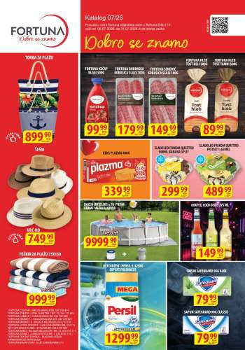 Fortuna Market katalog - 08.07.2026 - 31.07.2026.