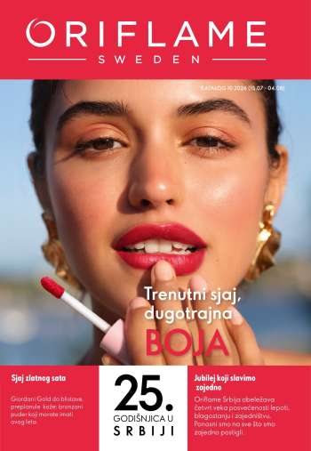 Oriflame katalog - 15.07.2026 - 04.08.2026.
