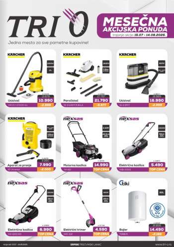 Tri O katalog - 15.07.2026 - 14.08.2026.