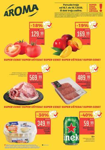 Aroma Market katalog - 16.07.2026 - 18.07.2026.