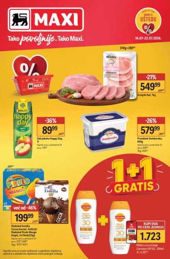 Maxi katalog - 16.07.2026 - 22.07.2026.