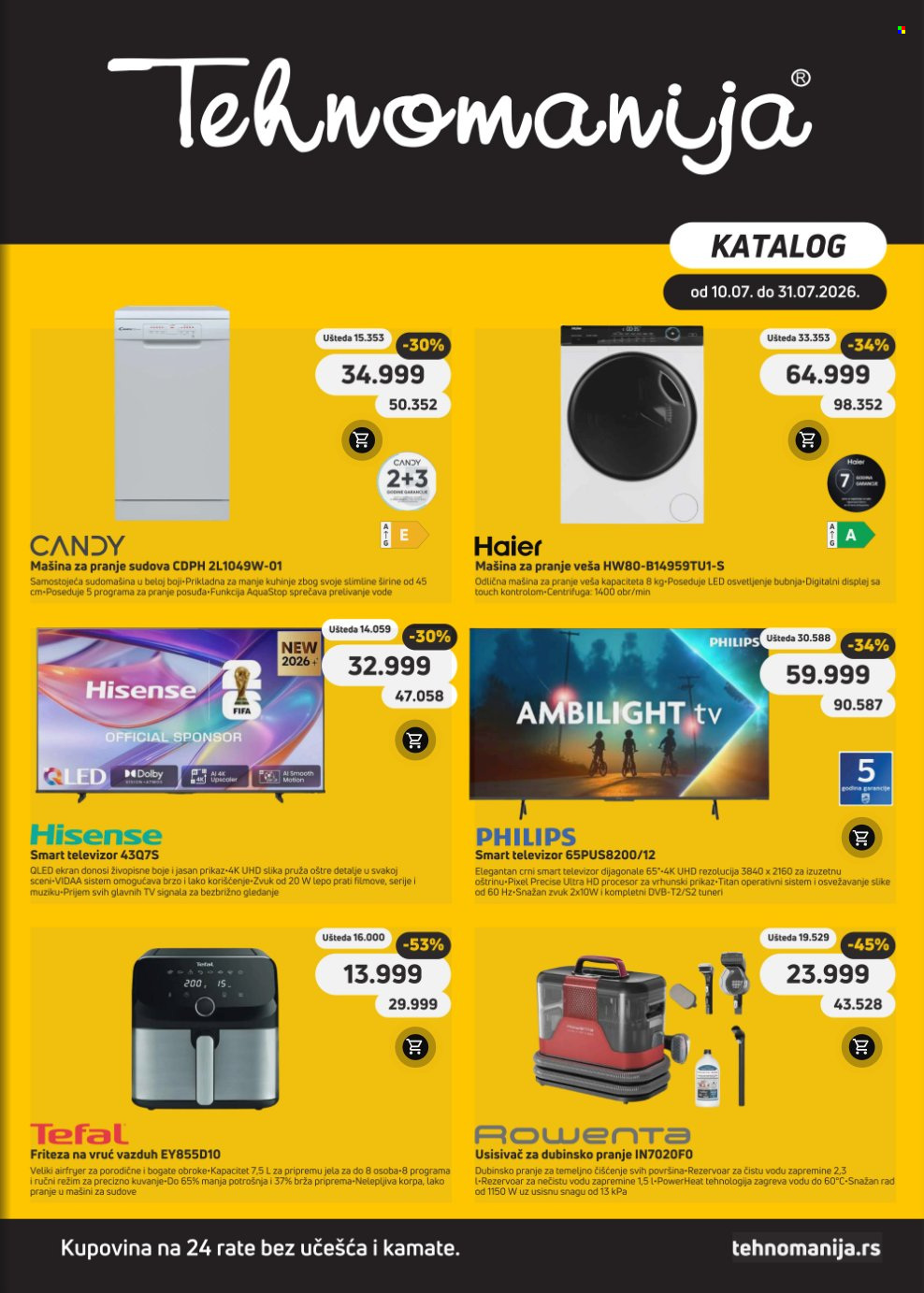 Tehnomanija katalog - 10.07.2026 - 31.07.2026. Stranica 1
