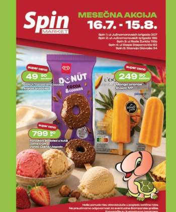 Spin Market katalog - 16.07.2026 - 15.08.2026.