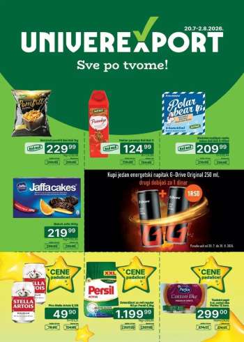 Univerexport katalog - 20.07.2026 - 02.08.2026.