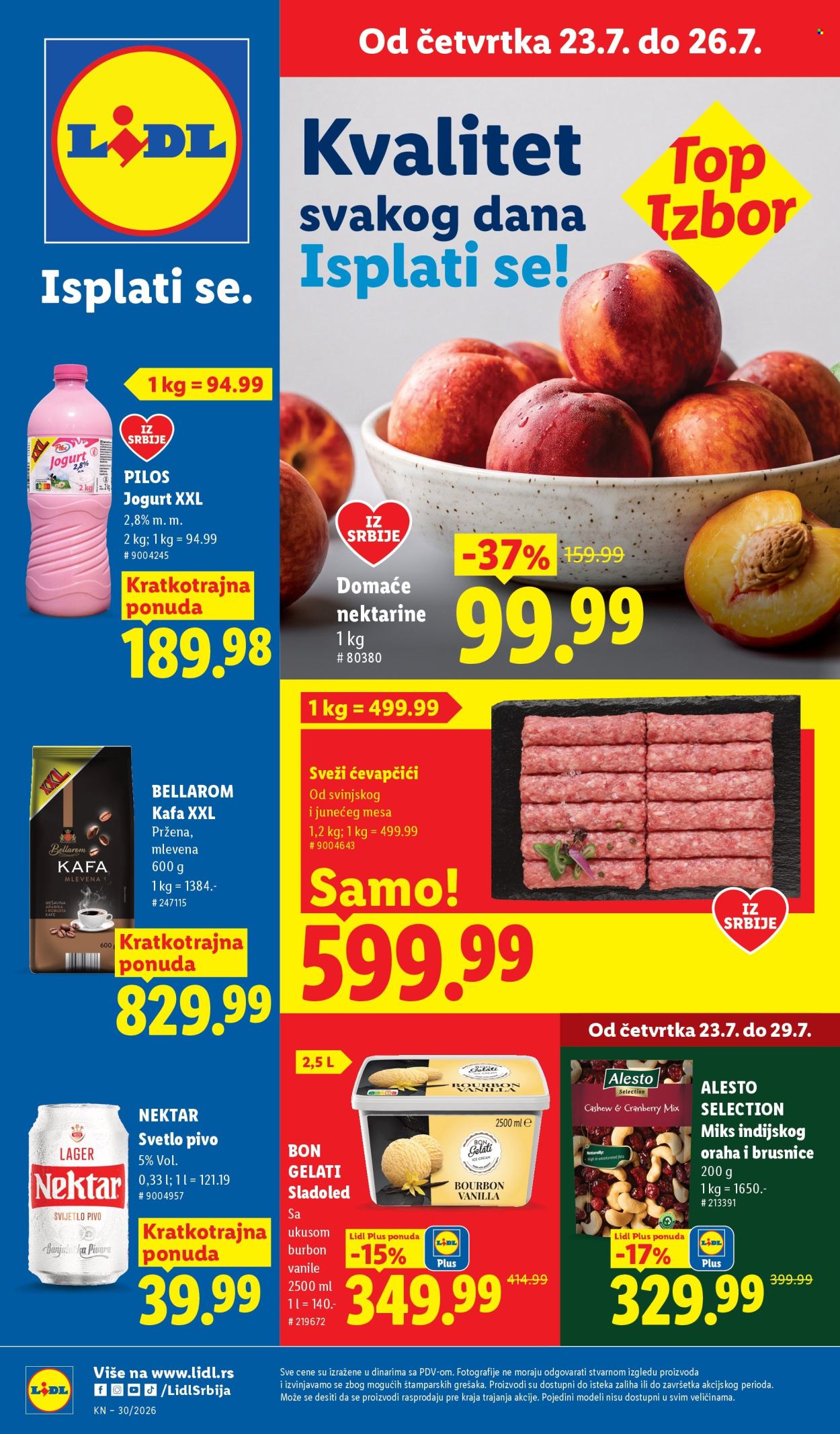 Lidl katalog - 23.07.2026 - 29.07.2026. Stranica 1