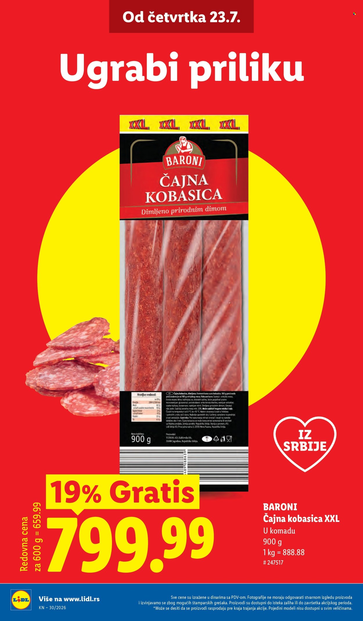 Lidl katalog - 23.07.2026 - 29.07.2026. Stranica 4