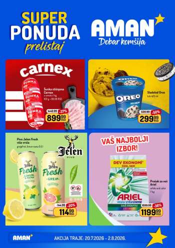 Aman katalog - 20.07.2026 - 02.08.2026.