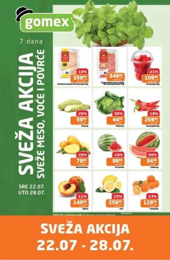 Gomex katalog - 22.07.2026 - 28.07.2026.