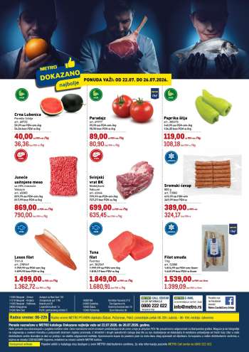 Metro katalog - 22.07.2026 - 26.07.2026.