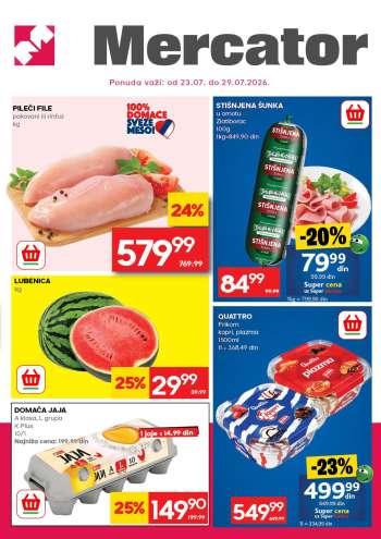 Mercator Centar katalog - 23.07.2026 - 29.07.2026.