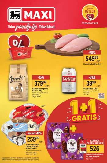 Maxi katalog - 23.07.2026 - 29.07.2026.