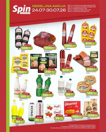 Spin Market katalog - 24.07.2026 - 30.07.2026.