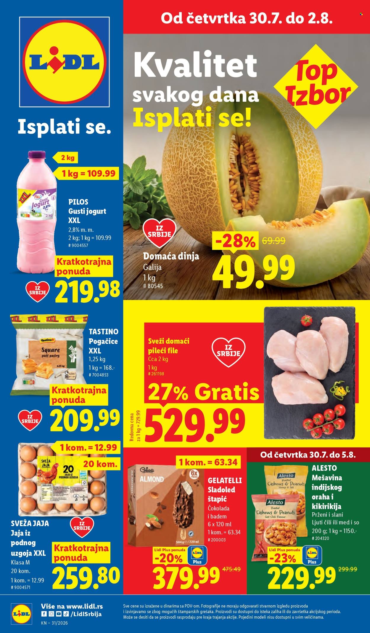 Lidl katalog - 30.07.2026 - 05.08.2026. Stranica 1