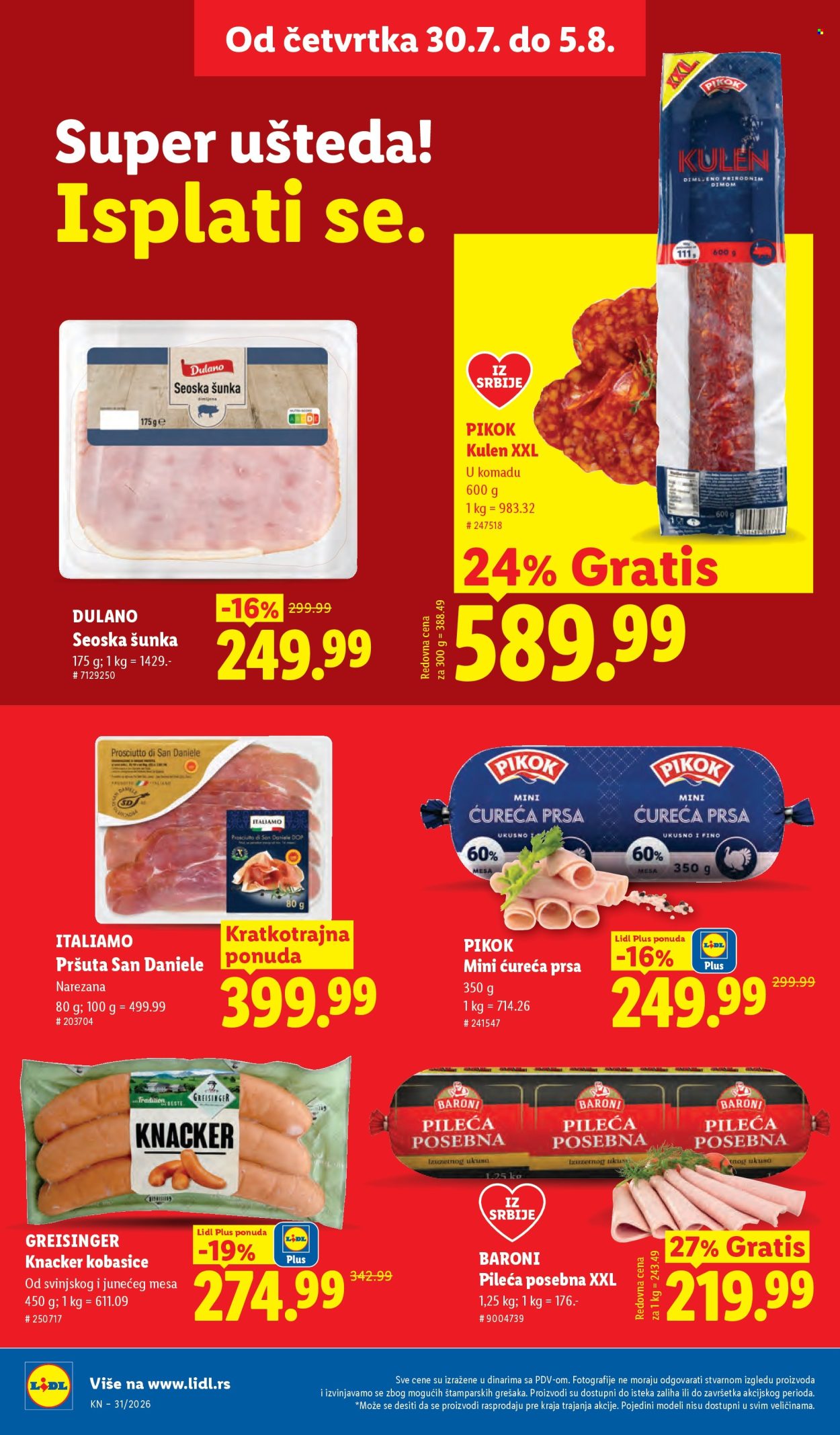 Lidl katalog - 30.07.2026 - 05.08.2026. Stranica 24