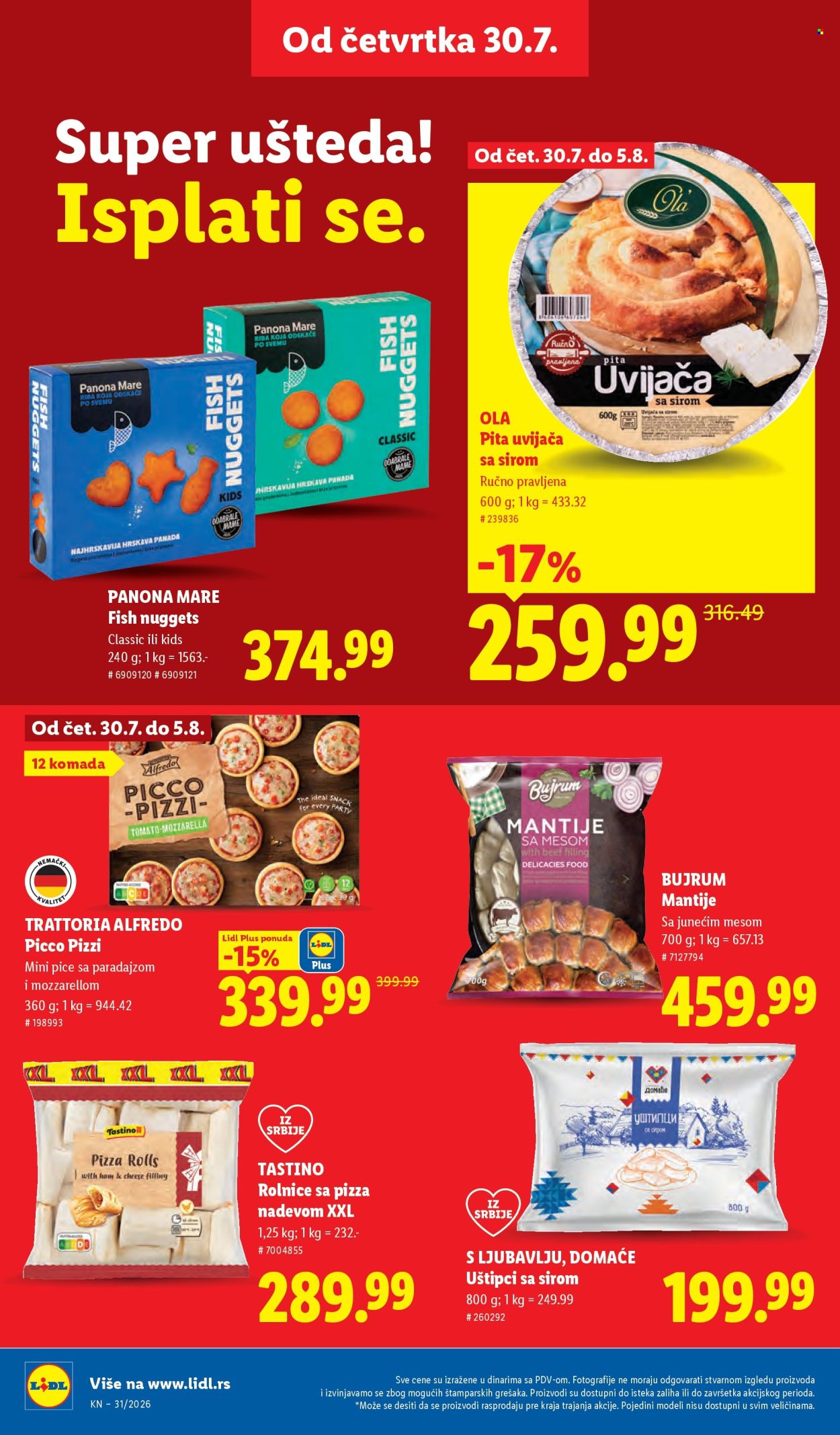 Lidl katalog - 30.07.2026 - 05.08.2026. Stranica 26