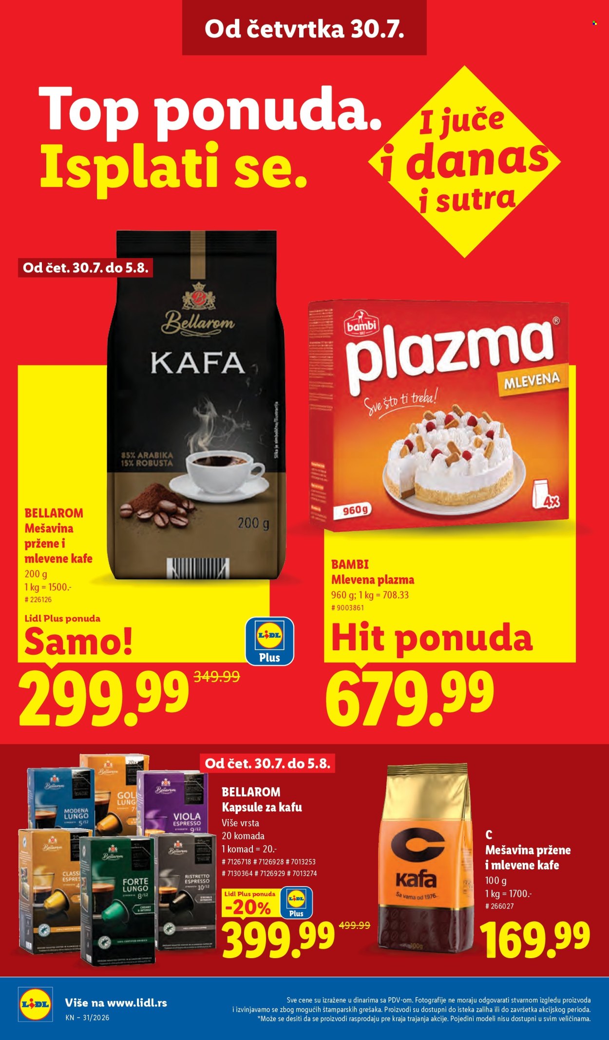 Lidl katalog - 30.07.2026 - 05.08.2026. Stranica 28