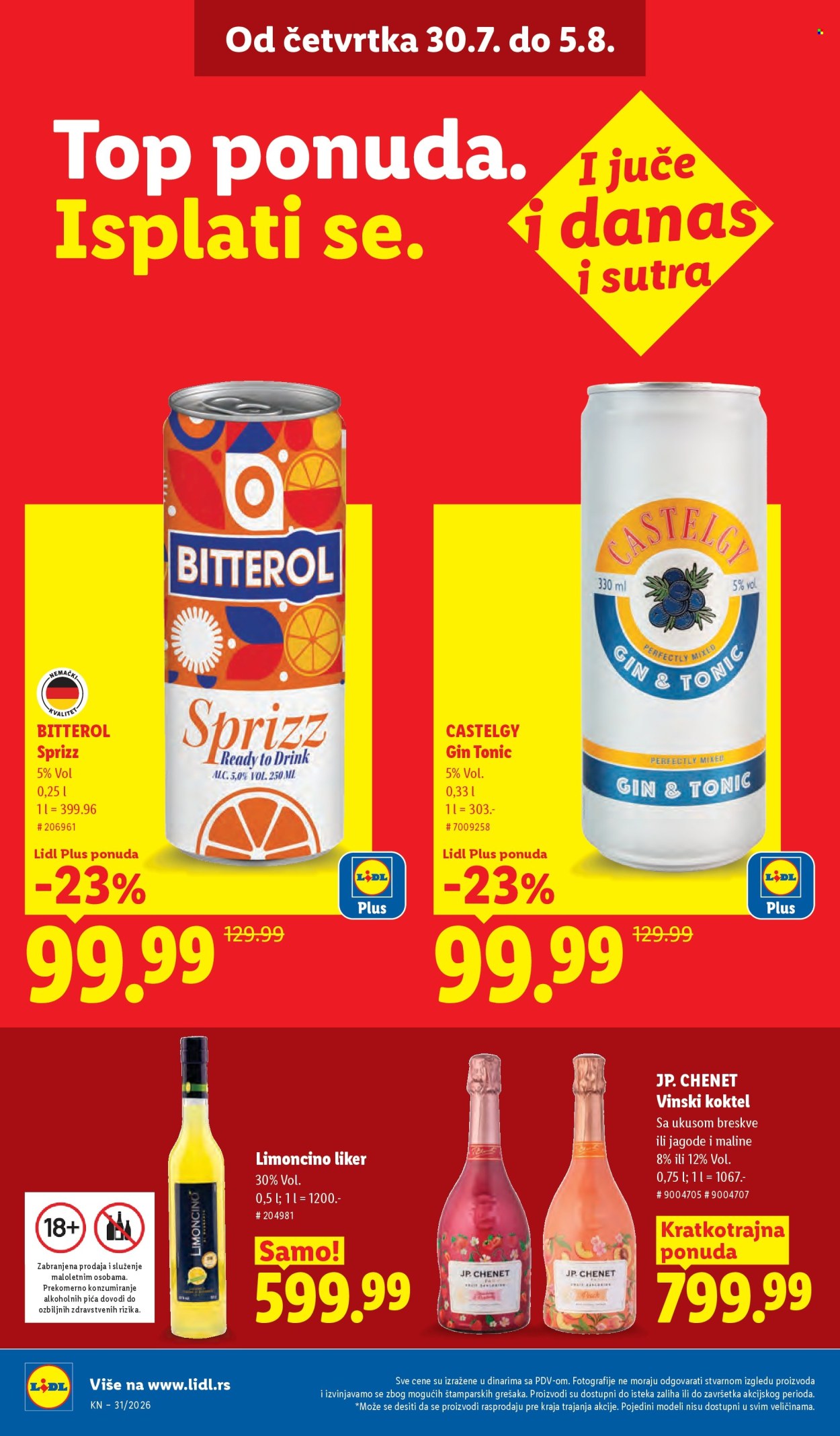 Lidl katalog - 30.07.2026 - 05.08.2026. Stranica 32