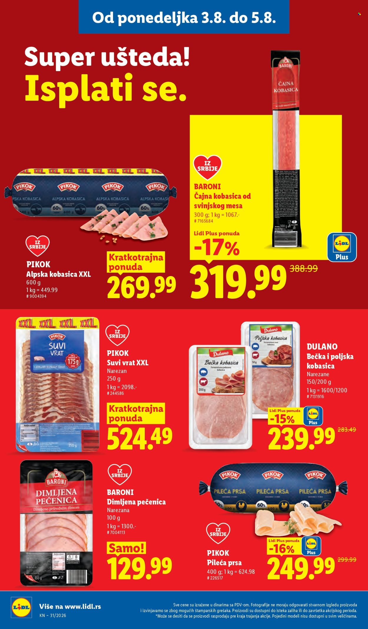 Lidl katalog - 30.07.2026 - 05.08.2026. Stranica 96