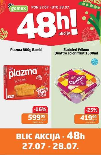Gomex katalog - 27.07.2026 - 28.07.2026.