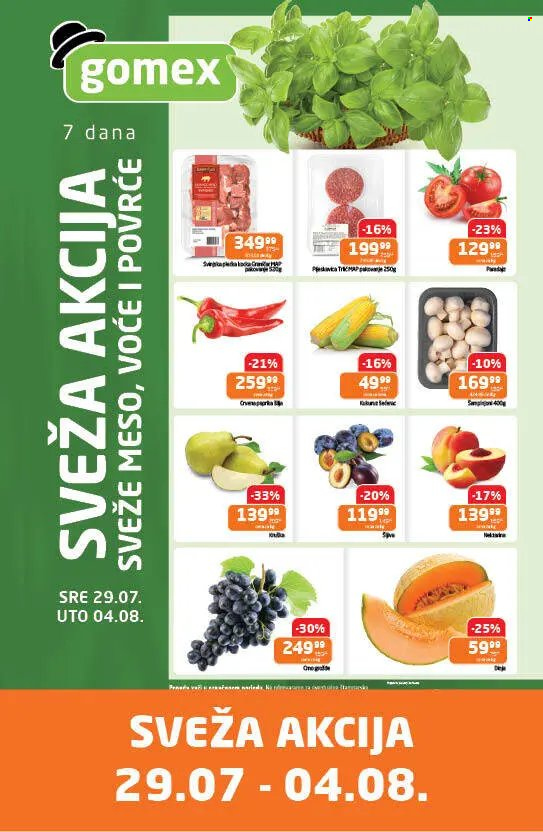 Gomex katalog - 29.07.2026 - 04.08.2026. Stranica 1