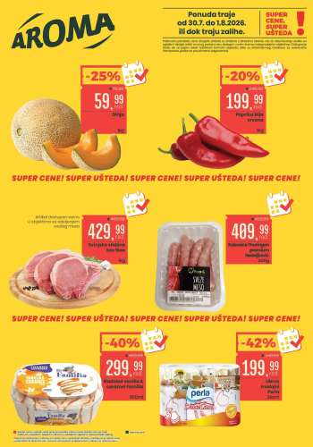 Aroma Market katalog - 30.07.2026 - 01.08.2026.